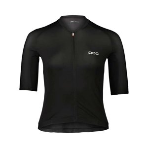 POC Cyklistický dres s krátkym rukávom - PRISTINE - čierna XS