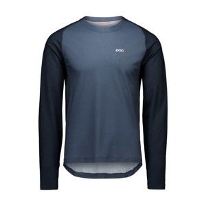 POC Cyklistický dres s dlhým rukávom letný - MOTION AIR L/S - modrá XL