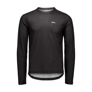 POC Cyklistický dres s dlhým rukávom letný - MOTION AIR L/S - čierna S