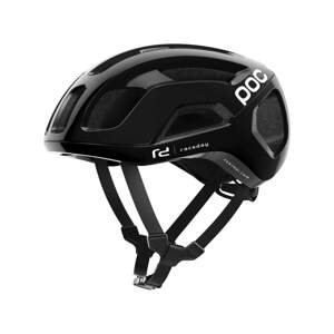 POC Cyklistická prilba - VENTRAL AIR SPIN - čierna (50–56 cm)