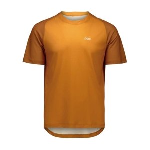 POC Cyklistický dres s krátkym rukávom - MOTION AIR S/S - hnedá 2XL