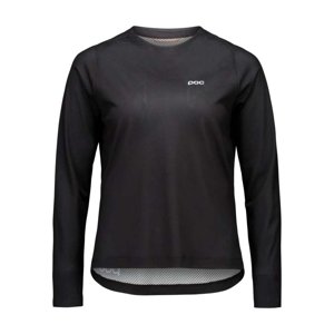 POC Cyklistický dres s dlhým rukávom letný - MOTION AIR L/S - čierna M