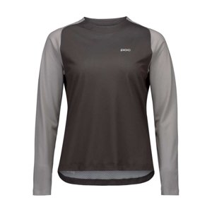 POC Cyklistický dres s dlhým rukávom letný - MOTION AIR L/S - šedá S