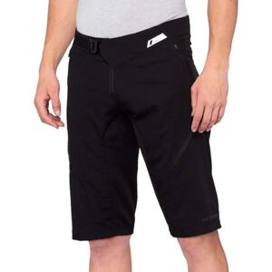 100% SPEEDLAB Cyklistické nohavice krátke bez trakov - AIRMATIC SHORTS - čierna L