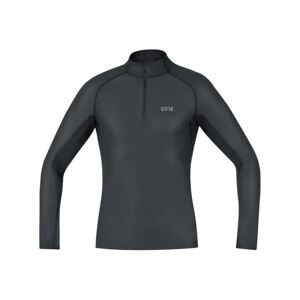 GORE Cyklistické tričko s dlhým rukávom - M GWS BL THERMO TURTLENECK - čierna