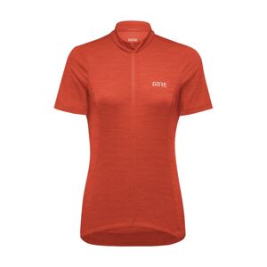 GORE Cyklistický dres s krátkym rukávom - C3 WMN - oranžová 38