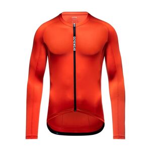 GORE Cyklistický dres s dlhým rukávom zimný - SPINSHIFT - červená
