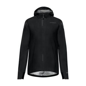 GORE Cyklistická vetruodolná bunda - CONCURVE GTX - čierna XS