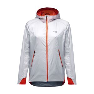 GORE Cyklistická vetruodolná bunda - R5 GTX INFINIUM™ WMN - biela/oranžová 34