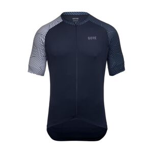 GORE Cyklistický dres s krátkym rukávom - C5 - modrá/biela L