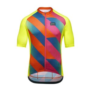 GORE Cyklistický dres s krátkym rukávom - SIGNAL - žltá/viacfarebná XL