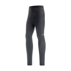 GORE Cyklistické nohavice dlhé bez trakov - C3 THERMO - čierna XL