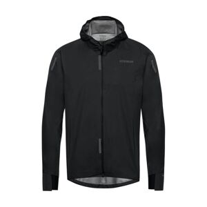 GORE Cyklistická vetruodolná bunda - CONCURVE GORE-TEX - čierna