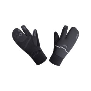 GORE Cyklistické rukavice dlhoprsté - GTX I THERMO SPLIT - čierna 3XL