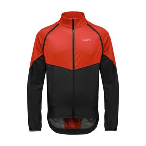 GORE Cyklistická vetruodolná bunda - PHANTOM - oranžová/červená