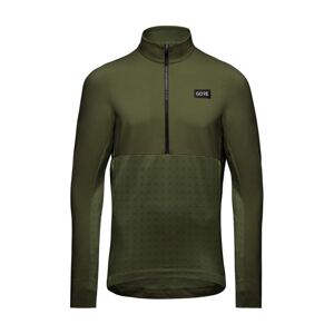 GORE Cyklistická vetruodolná bunda - TRAILPR HYBRID - zelená XL