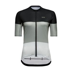 GORE Cyklistický dres s krátkym rukávom - SPIRIT STRIPES - čierna/šedá S
