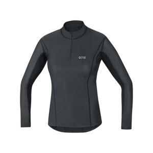 GORE Cyklistické tričko s dlhým rukávom - GWS BL THERMO - čierna XS