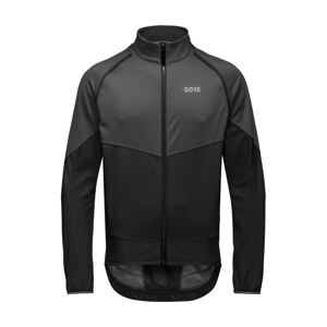 GORE Cyklistická vetruodolná bunda - PHANTOM - šedá/čierna 2XL