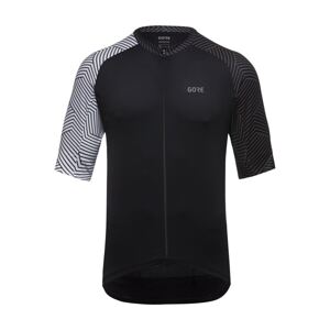 GORE Cyklistický dres s krátkym rukávom - C5 - biela/čierna