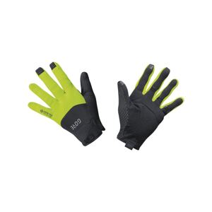 GORE Cyklistické rukavice dlhoprsté - C5 GTX - žltá/čierna