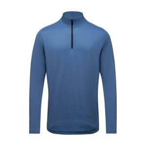 GORE Cyklistické tričko s dlhým rukávom - EVERYDAY MID - modrá 2XL