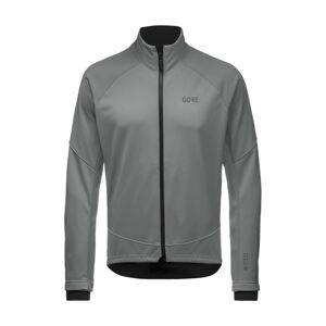GORE Cyklistická vetruodolná bunda - C3 GTX THERMO - šedá