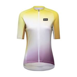 GORE Cyklistický dres s krátkym rukávom - CLOUD WMN - žltá/viacfarebná