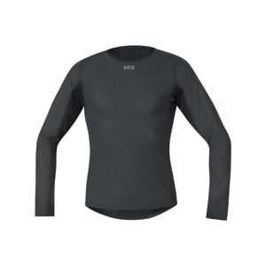GORE Cyklistické tričko s dlhým rukávom - M GWS BL THERMO LS - čierna 2XL