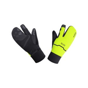 GORE Cyklistické rukavice dlhoprsté - GTX INFINIUM THERMO SPLIT - žltá/čierna
