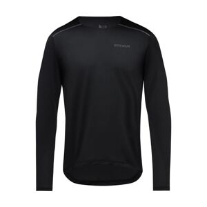 GORE Cyklistické tričko s dlhým rukávom - CONTEST 2.0 - čierna 2XL