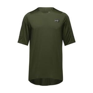 GORE Cyklistický dres s krátkym rukávom - TRAILKPR - zelená 2XL