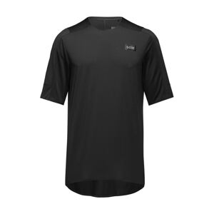 GORE Cyklistický dres s krátkym rukávom - TRAILKPR - čierna XL