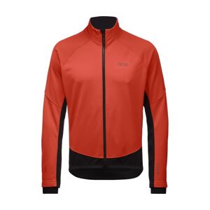 GORE Cyklistická zateplená bunda - C5 GTX I THERMO - oranžová/čierna XL