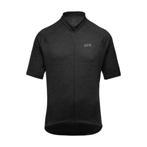 GORE Cyklistický dres s krátkym rukávom - C3 - čierna 2XL
