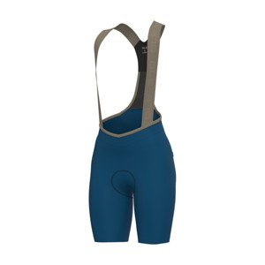 ALÉ Cyklistické nohavice krátke s trakmi - MASTER 2.0 PR-E - modrá 4XL