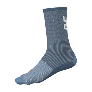ALÉ Cyklistické ponožky klasické - SAUVAGE - modrá/biela 40-43