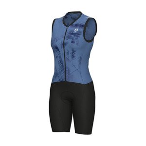ALÉ Cyklistická kombinéza - MIRROR PRAGMA - modrá/čierna 4XL