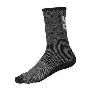 ALÉ Cyklistické ponožky klasické - SAUVAGE - čierna/biela 40-43