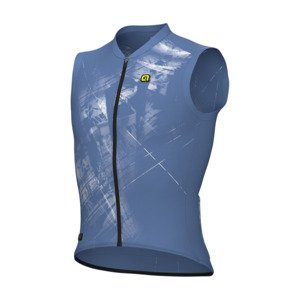 ALÉ Cyklistický dres bez rukávov - MIRROR PR-E - modrá 4XL