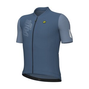 ALÉ Cyklistický dres s krátkym rukávom - FOLLOW ME PR-E - modrá S