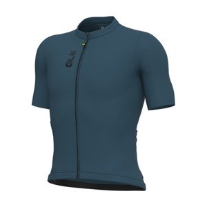 ALÉ Cyklistický dres s krátkym rukávom - COLOR BLOCK OFF ROAD PRAGMA - modrá M