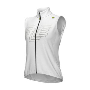 ALÉ Cyklistická vesta - SAUVAGE PR-E - biela 5XL