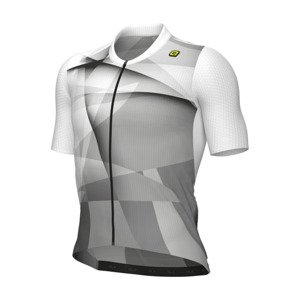 ALÉ Cyklistický dres s krátkym rukávom - SPRINTER R-EV1 - biela/šedá S