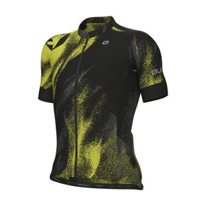 ALÉ Cyklistický dres s krátkym rukávom - TRACE PRAGMA - zelená/čierna 4XL