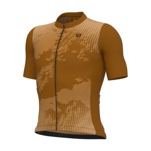 ALÉ Cyklistický dres s krátkym rukávom - KRAKATOA OFF ROAD-GRAVEL - hnedá L