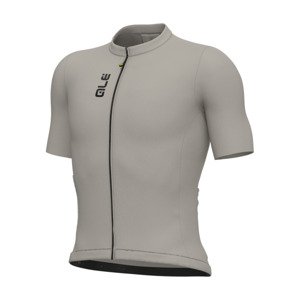 ALÉ Cyklistický dres s krátkym rukávom - COLOR BLOCK OFF ROAD PRAGMA - ivory XS