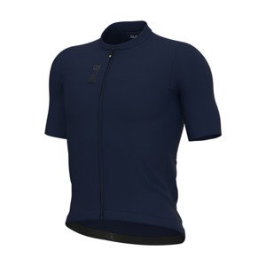 ALÉ Cyklistický dres s krátkym rukávom - COLOR BLOCK PRAGMA - modrá L