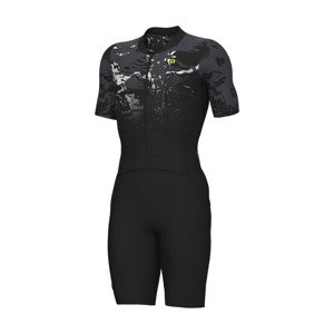 ALÉ Cyklistická kombinéza - R-EV1 HIVE 2.0 - šedá/biela/čierna 4XL