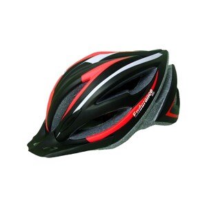 HAVEN Cyklistická prilba - ENDURANCE LITE - čierna/červená (52-56 cm)